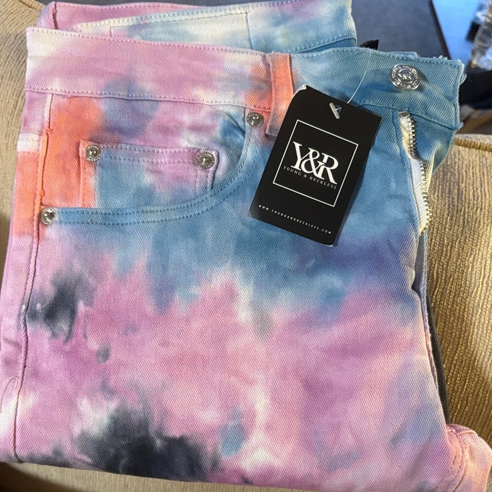Young & Reckless Multicolor Tie-Dye Slim Jeans